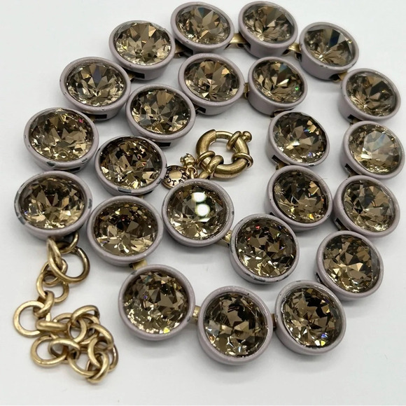 J. Crew Mauve Brulee Necklace - Picture 2 of 9